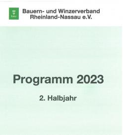 Seminarangebot des BWV im 2. Halbjahr 2023