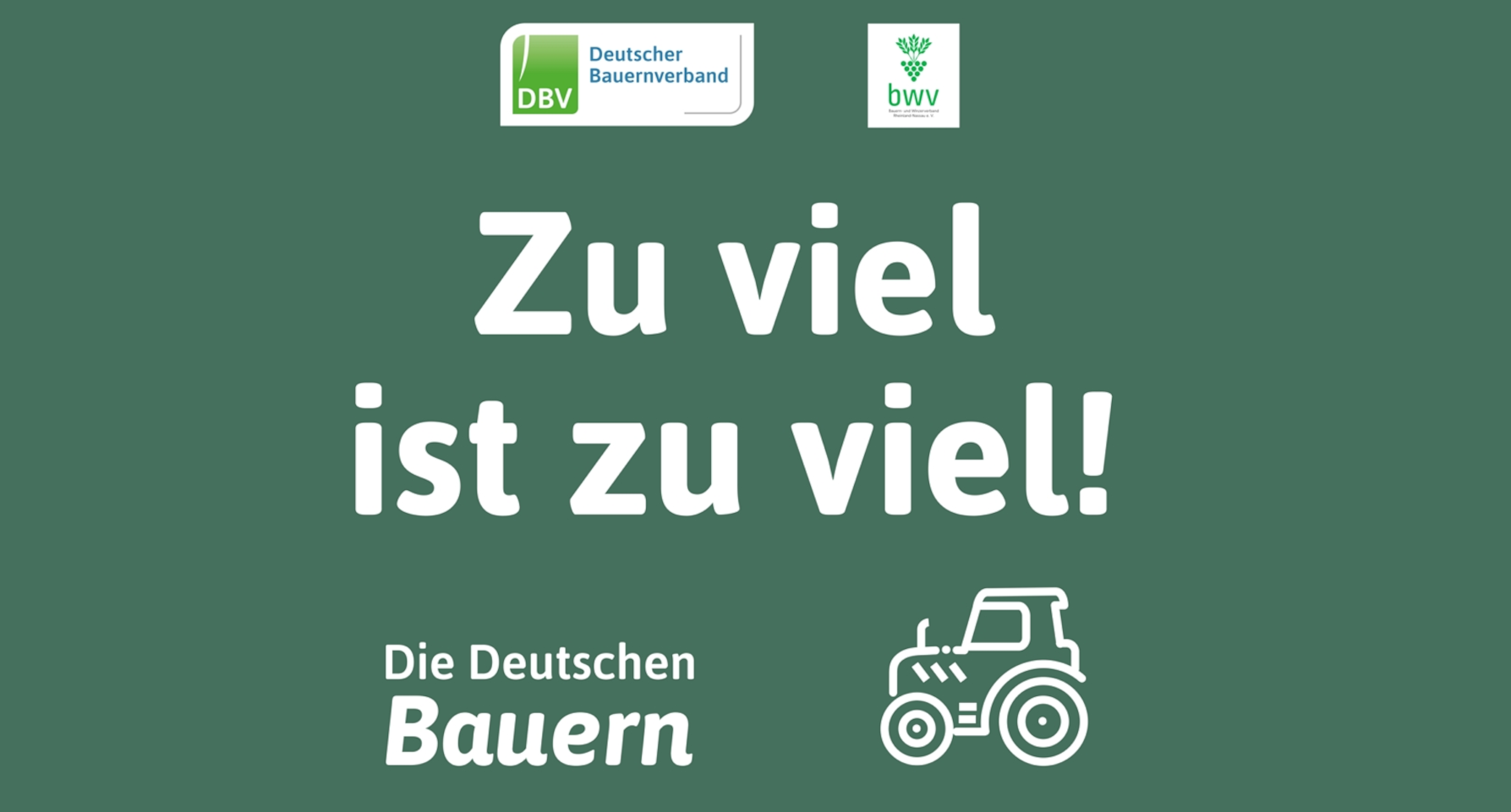 08.01.2024  Bauerndemonstration in Koblenz: Stream -Zu viel ist zu viel!
