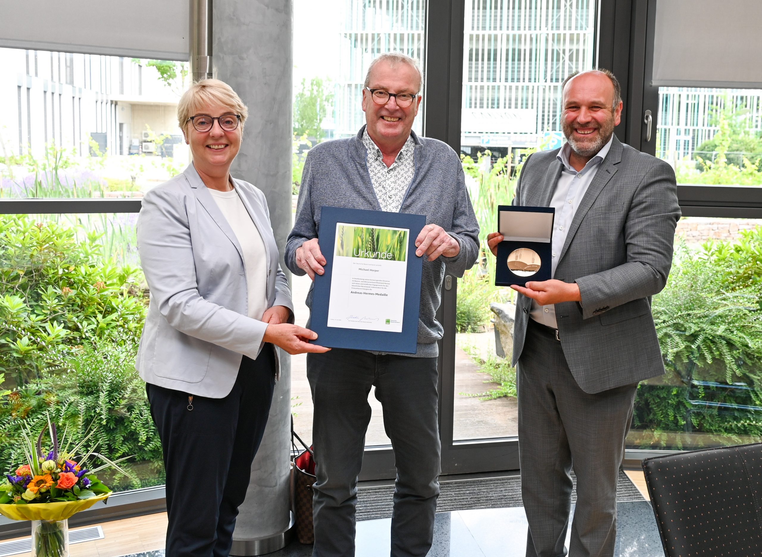 Ehrung für Ökonomierat Michael Horper